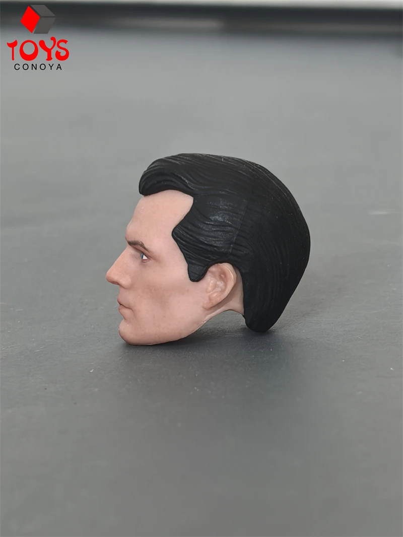 1/12 Scale Henry Cavil Head Sculpt Carving Model Fit 6" Strong Male Solider Action Figure Body Dolls