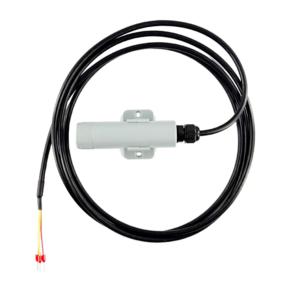 CO2 Sensor Temperature Humidity Integrated Transmitter DC9-28V 0-5000ppm SDI-12 RS485 Output 2M Cable CO2 Concentration Meter