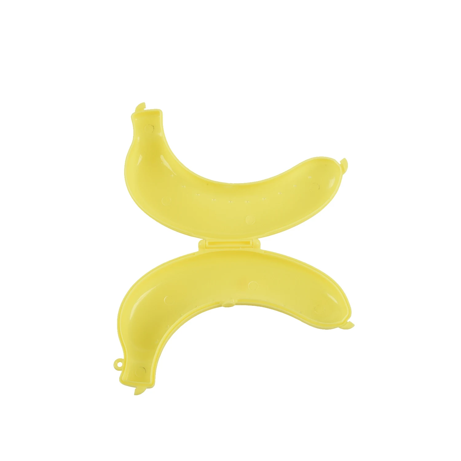 Banana Case Lunch Box Protetor Recipiente Titular Armazenamento - Amarelo