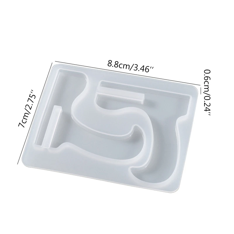Mobile Phone Stand Silicone Mold DIY Assembly Cellphone Photo Frame Holder Bracket Crystal Epoxy Resin Casting Mould Crafts