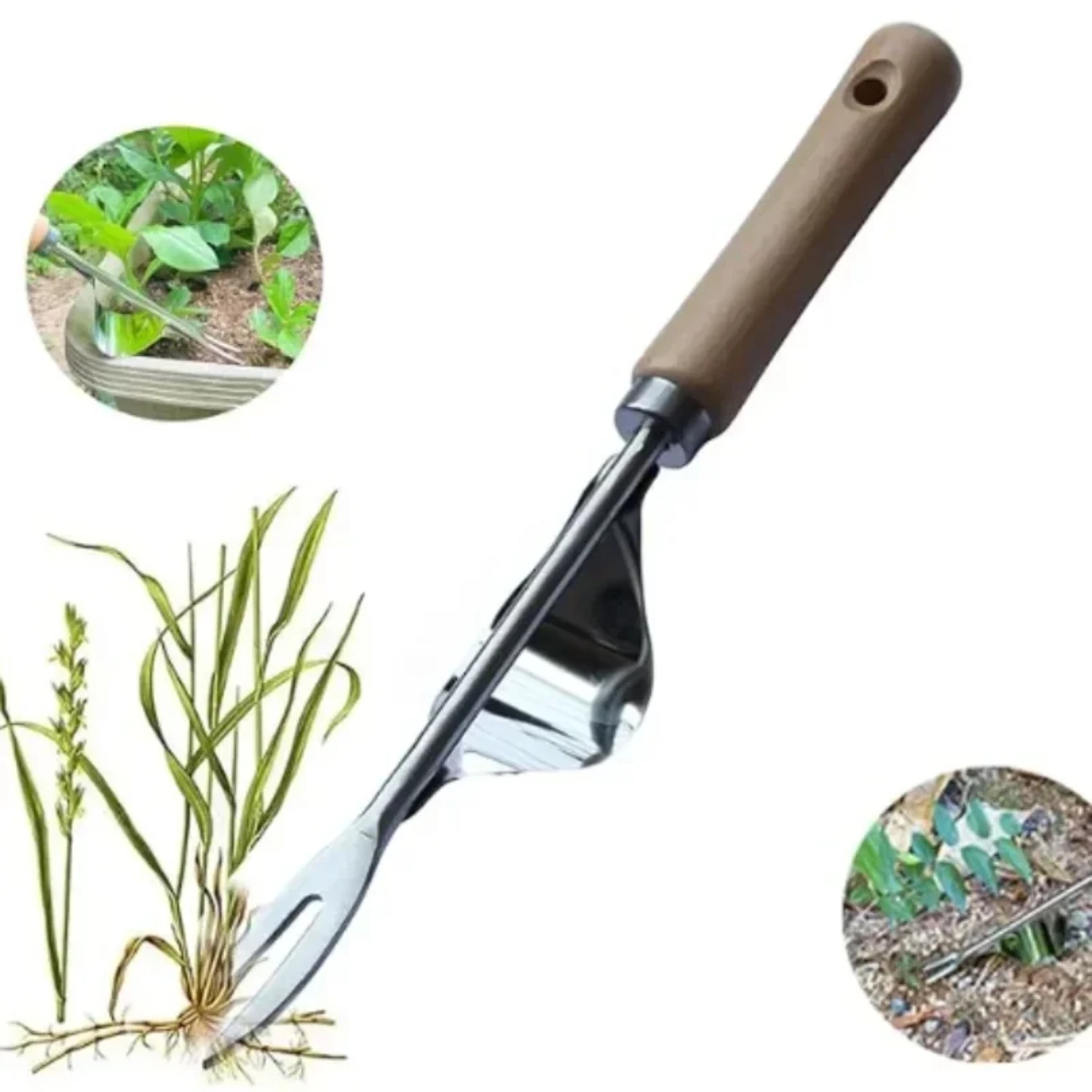 

Weed Puller Uprooting Weeding Tool Gardening Hand Tools Weeding Hook Farm Weeding and Loosening Soil Lightweight Hand Tools