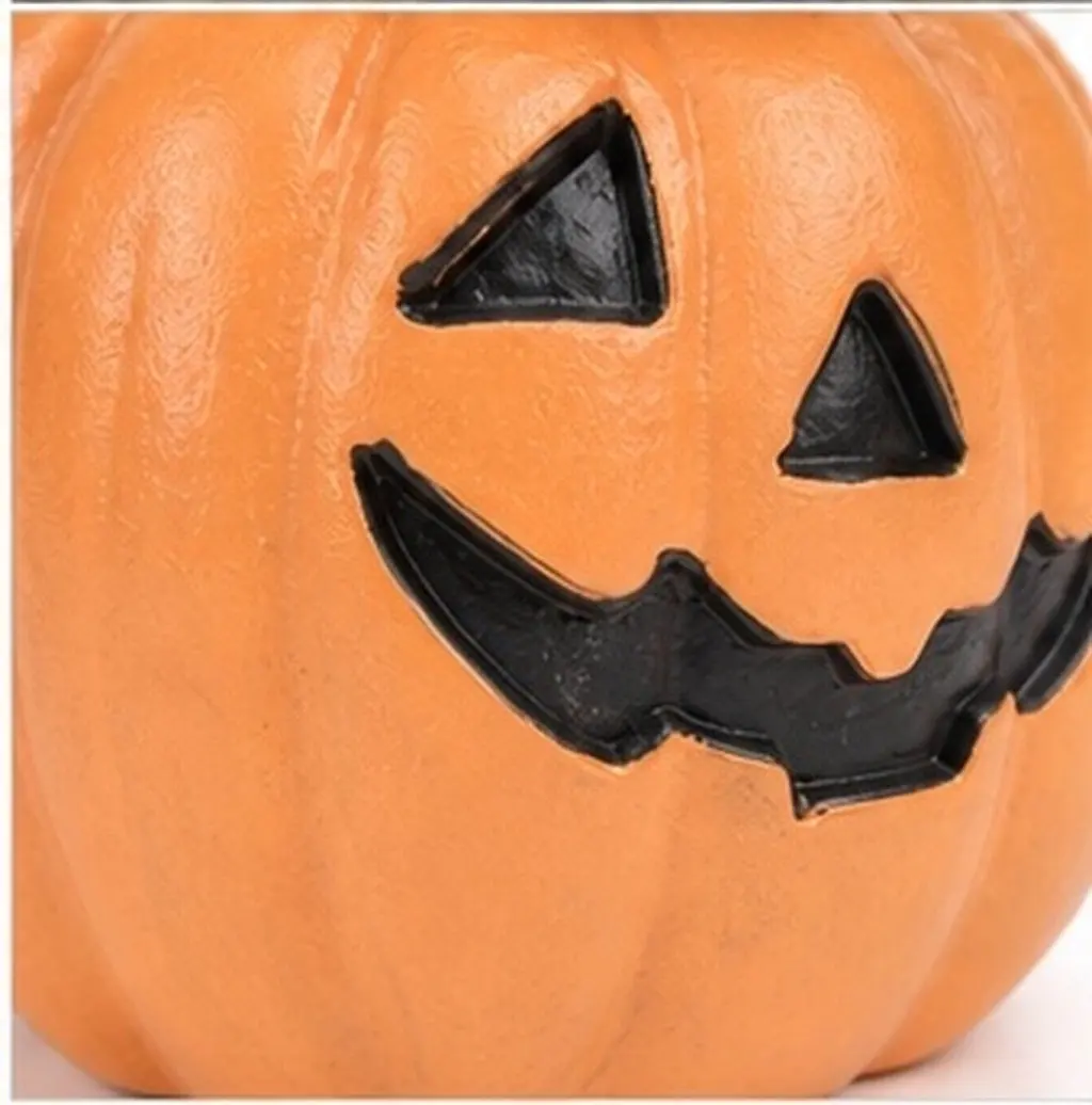 6Pcs Pumpkin Ornaments Artificial Resin Realistic Mini Decorations for Halloween Scene Layout Home Decor Halloween Scene Layout