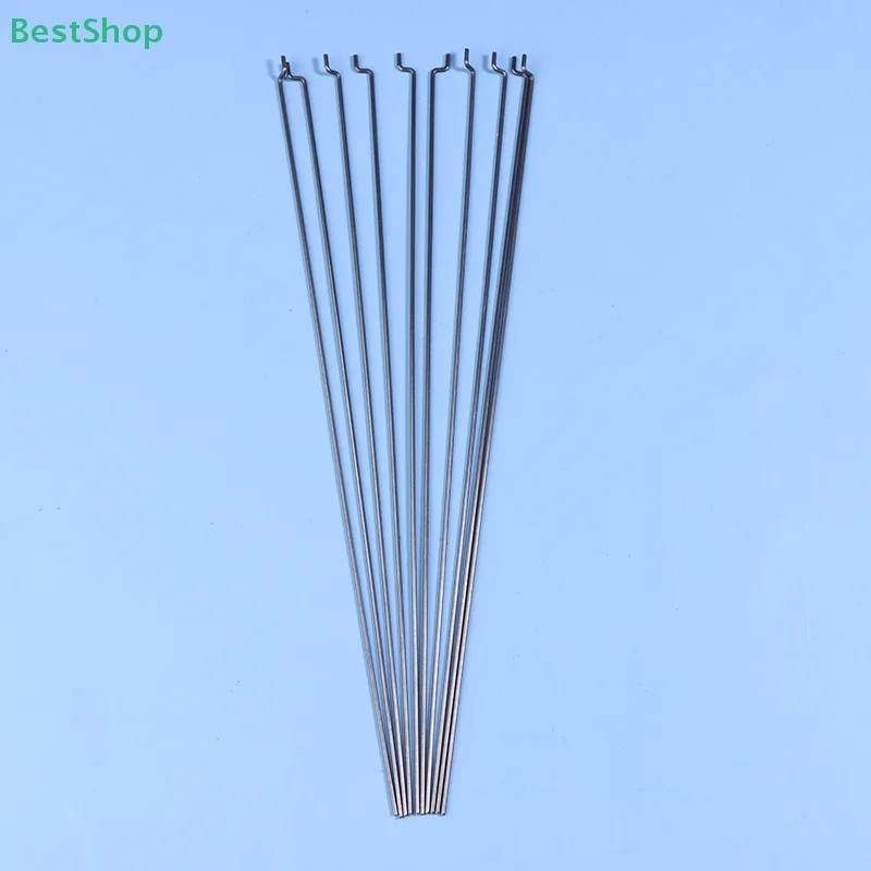 ★ ★ ★ 원격 제어 비행기 용 10Pcs Z 형 강철 와이어 서보 당김 막대, 직경 1.2MM 길이 20CM