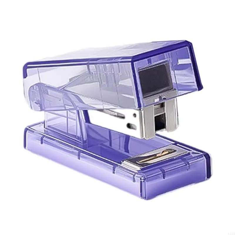 2025 ใหม่ Clear Ministapler พร้อม 1,000pcs 6/26 Staple 10 แผ่นความจุสำหรับโรงเรียนสำนักงาน
