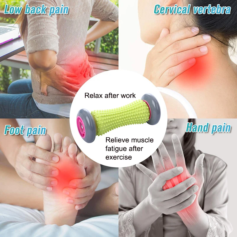 Foot Massager Roller Massage For Relief Plantar Fasciitis Heel Arch Pain Reflexology Therapy Deep Tissue Trigger Point Recovery