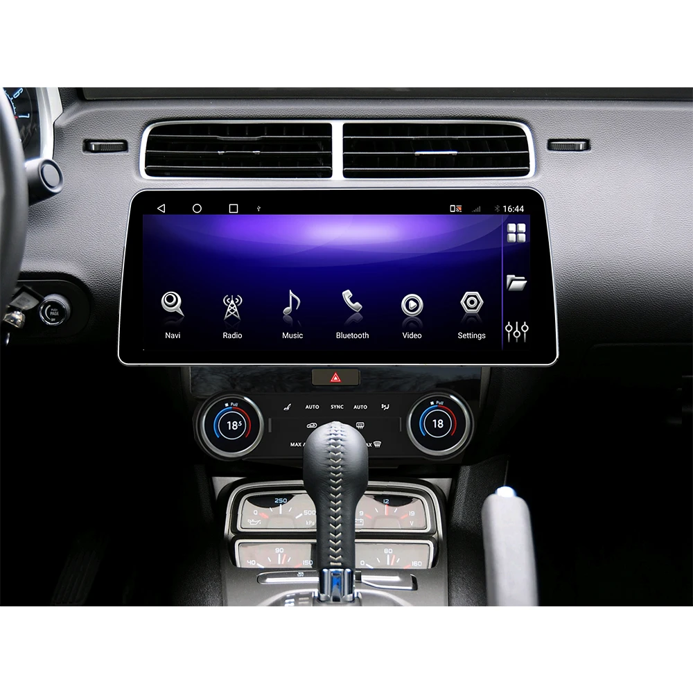 12.3 Android 12 For Chevrolet Camaro 2010-2015 Car Radio Multimedia Tape Radio Recorder Player Stereo Auto Audio GPS Navi Head