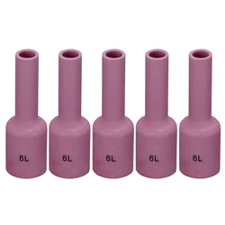 RIVERWELD TIG Gas Lens Alumina Nozzle Ceramic Cups Long Large Diameter 54N16L #6L 3/8