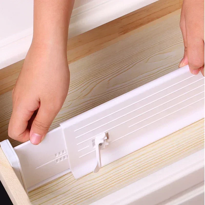 Drawer Dividers Adjustable Kitchen Expansion Contraction Combination Drawer Organizer Storage Box Plastic Organizer