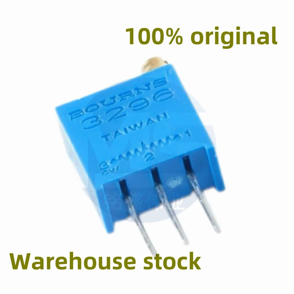 10-pecas-100-original-3296w-101lf-100r-europeu-superior-ajustavel-multi-volta-precisao-resistor-ajustavel-potenciometro-de-esmalte-de-vidro