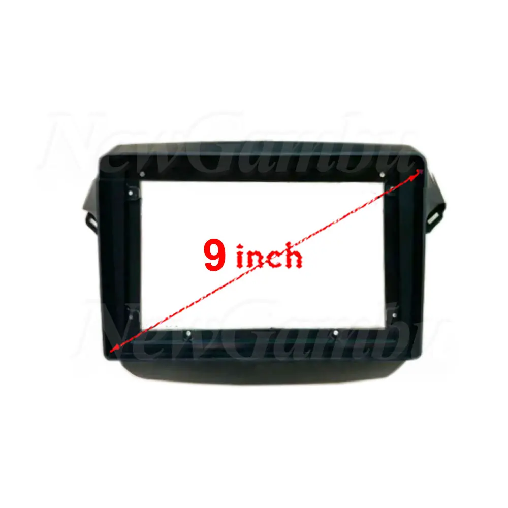 9 inch For Brilliance Jinbei Haise X30L T50 T52 2015 Frame No Cable Audio Adaptor Dash Trim Kits Facia Panel