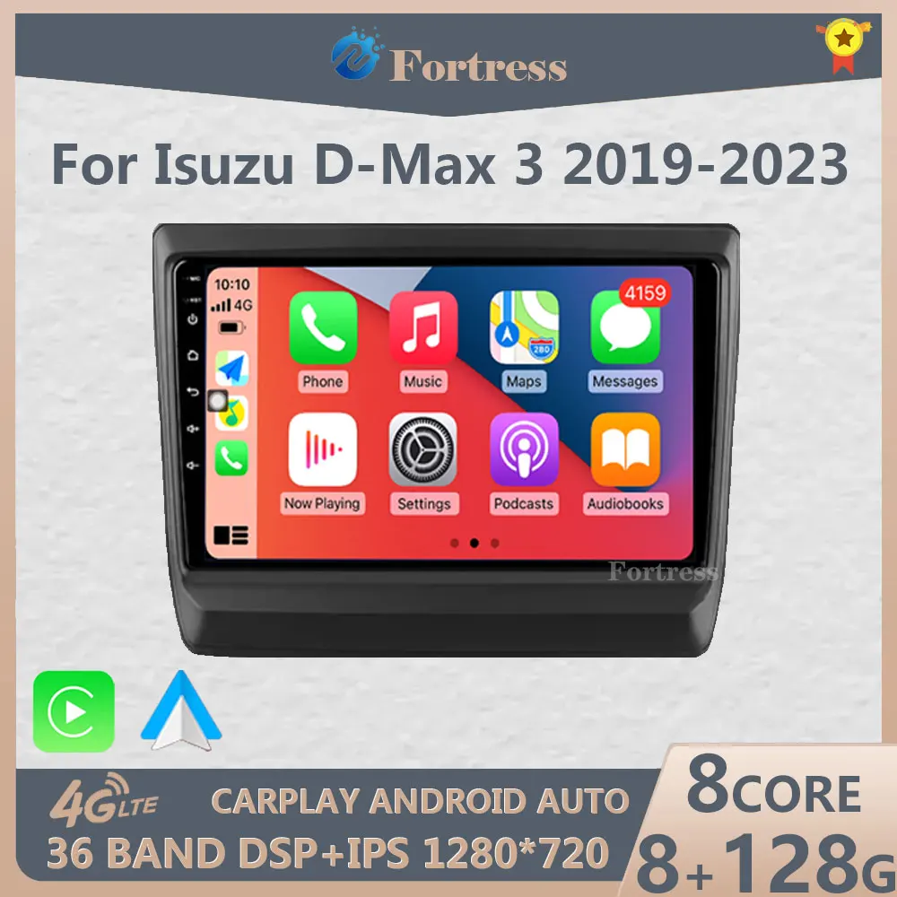 

Android Auto For lsuzu D-MAX 3 RG 2019 - 2023 Car Radio Head Unit Multimedia Video Player GPS Navigation 5G WIFI BT No 2din DVD