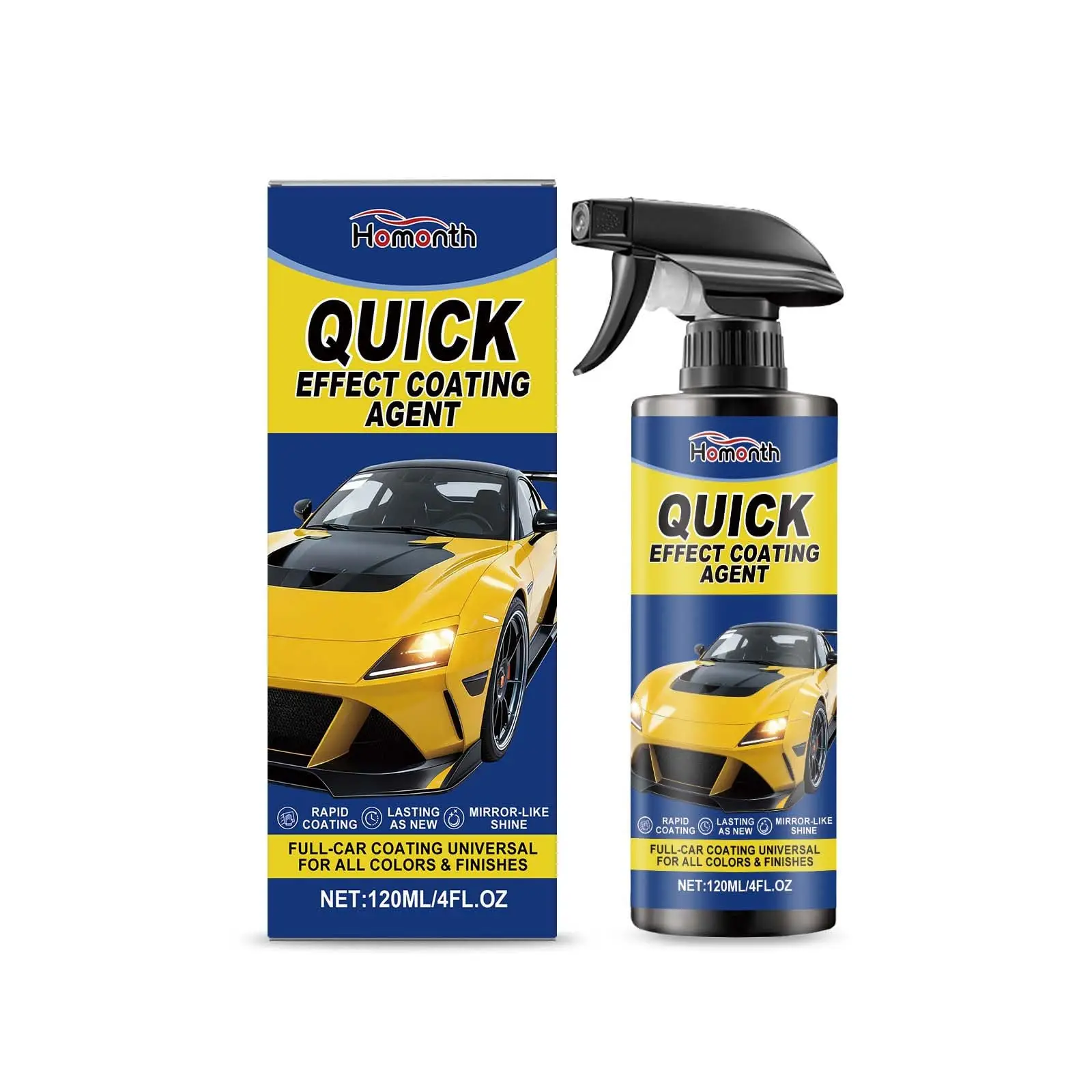 

Nano Ceramic Coating Spray For Car SUV Motorcycle High Gloss Mirror Shine Protective Layer