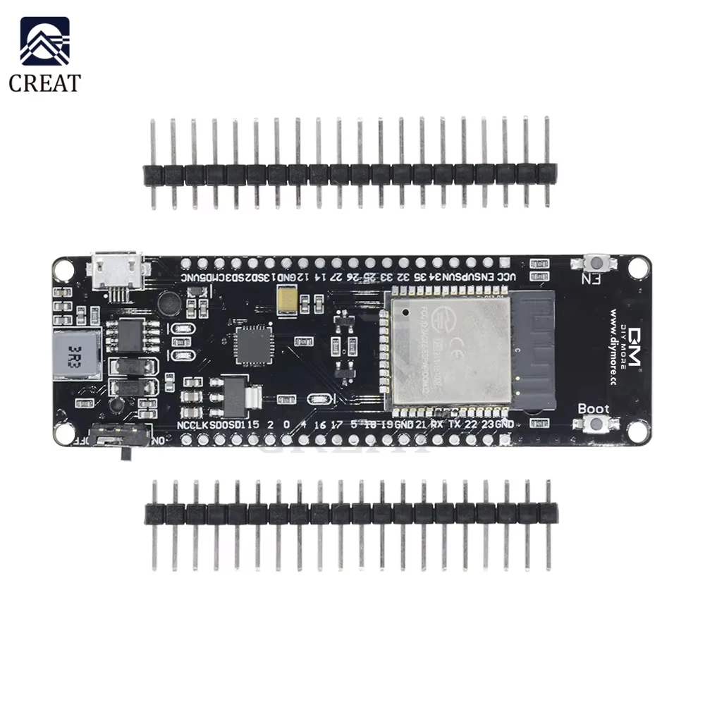 ESP32 ESP-32S WiFi Wireless Bluetooth Development Board For WeMos d1 mini CP2102 CP2104 Module With 18650 Battery Charging