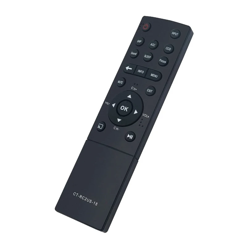 CT-RC2US-18 Remote Control Replaced For Toshiba LED TV 55L421U 43L621U 55L621U 49L621U 65L621U 43L511U18 50L711U18