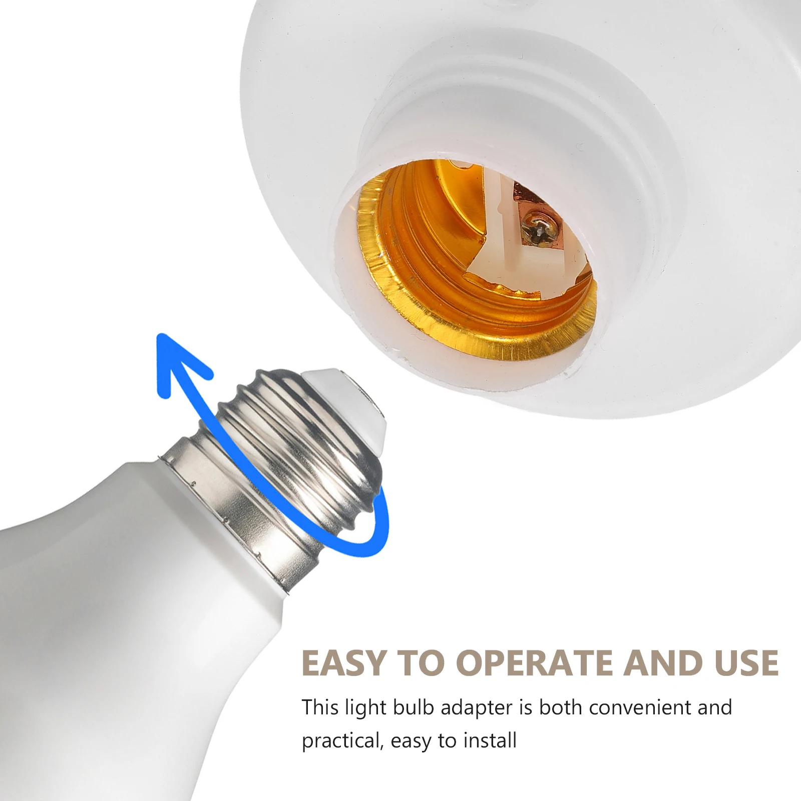 10pcs Screw Lamp Holder Replacement Bulb Holder Light Socket Outlet Wall Table Lamp Repair Socket Home Restaurant