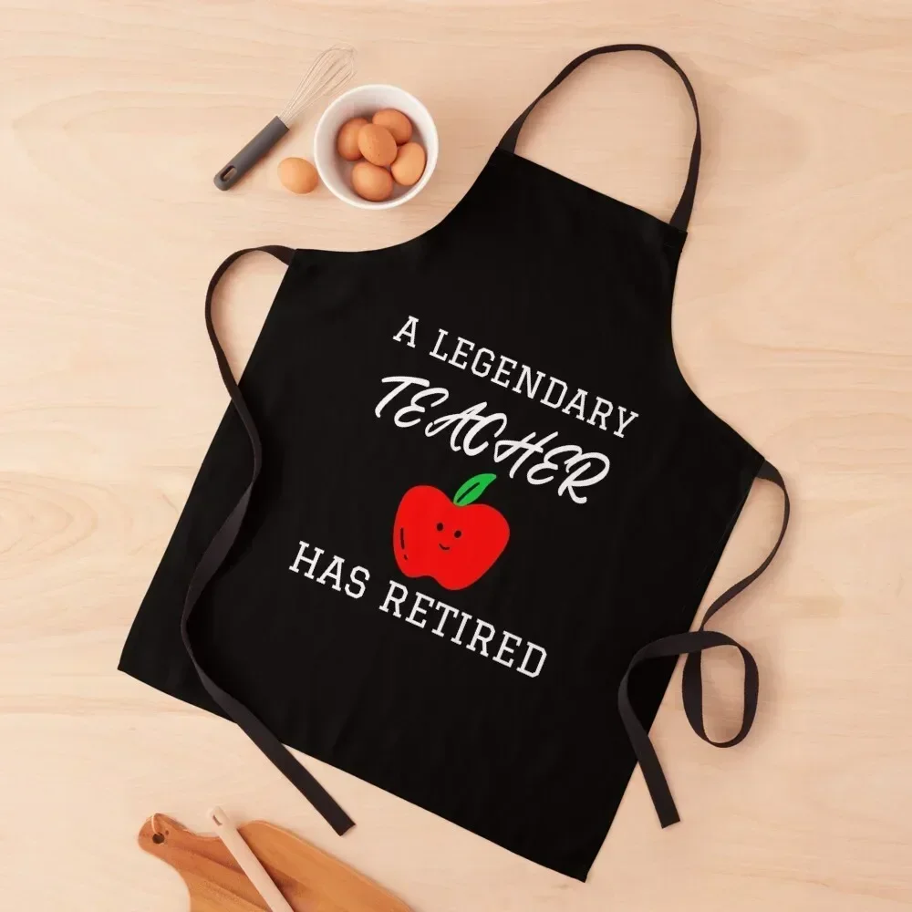 A Legendary Teacher Has Retired Apron Kitchen Front Goods For Home And Kitchen Apron