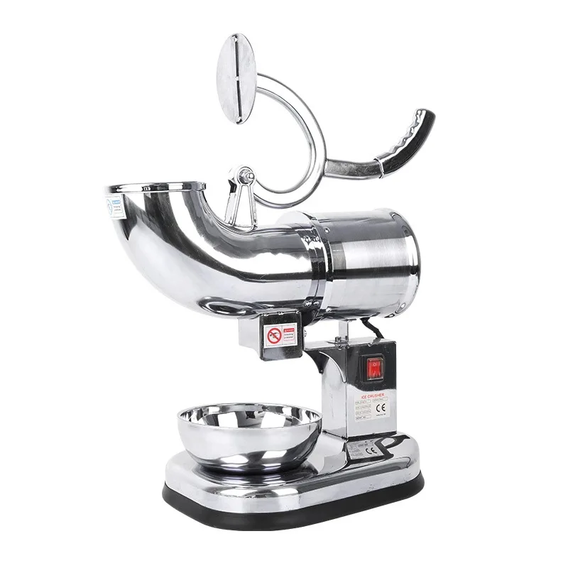 220V ice crusher double knife three knife ice shaver 110V commercial ice machine all stainless steel crushing