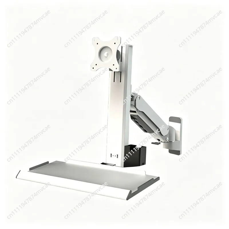 Wall-mounted monitor bracket 20KG industrial medical equipment robotic arm computer screen bracket with keyboard bracket T8