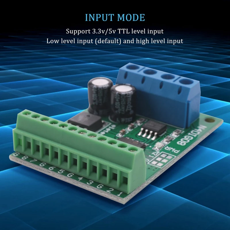8Ch Input/Output Digital Switch TTL Lvttl CMOS RS485 IO Control Module Modbus Rtu Board For PLC Relay