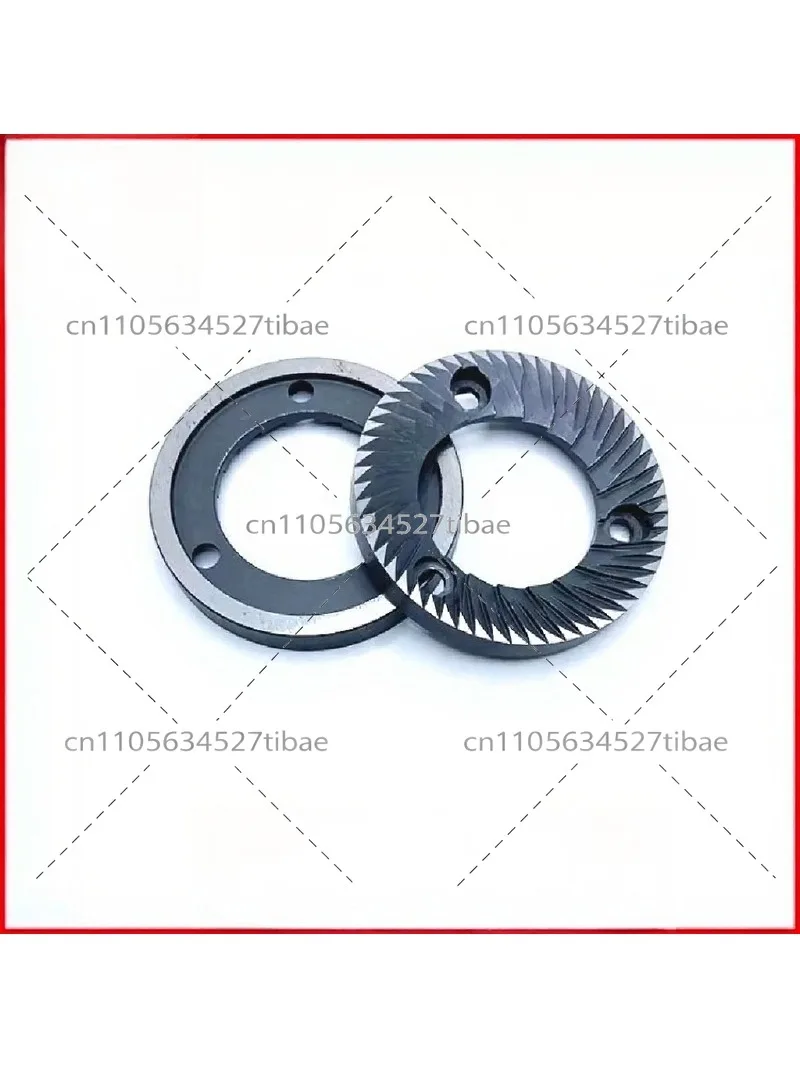 64mm Coffee Grinder Stainless Steel Flat Burr Grinding Plate Reverse Direction Teeth Accessories