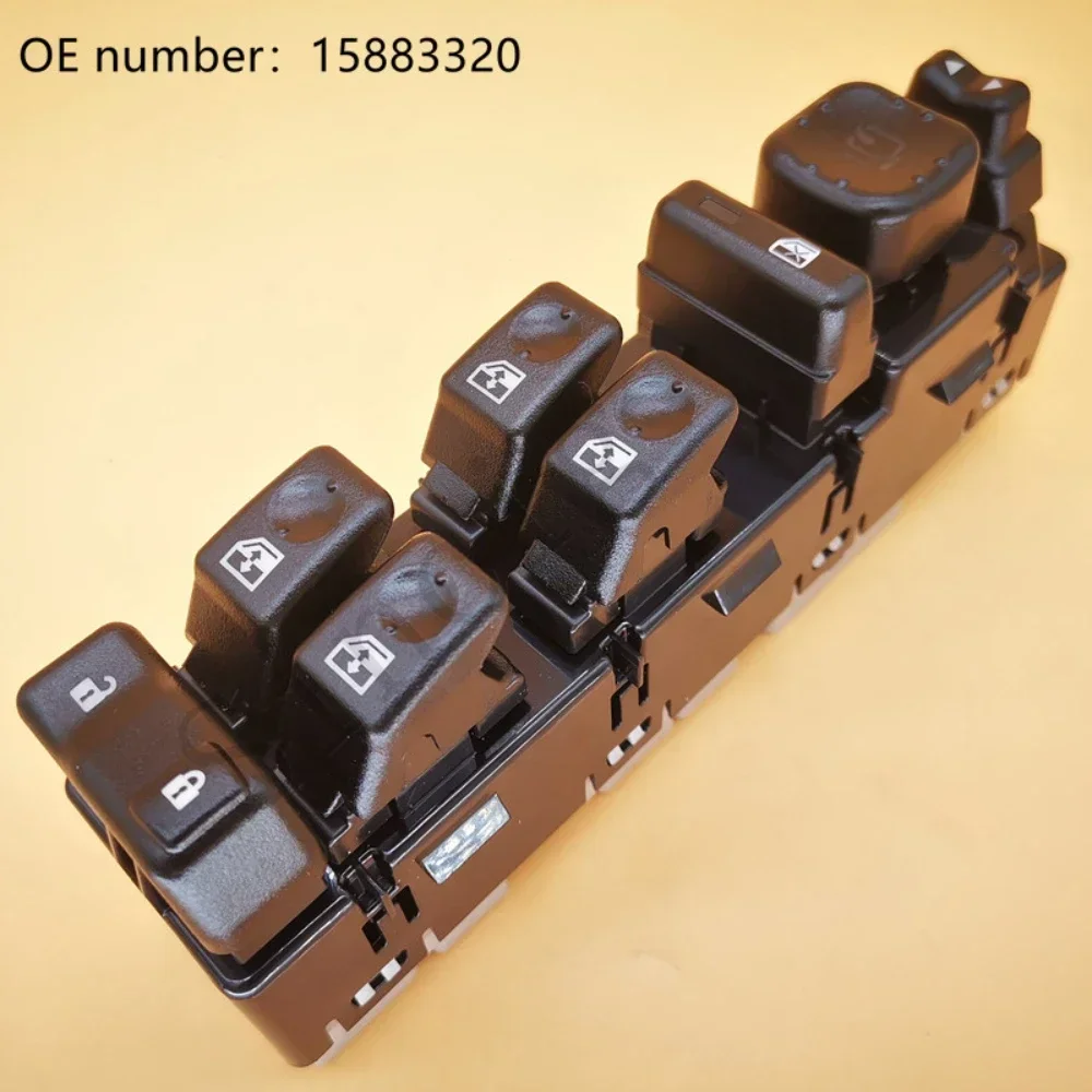 

Front Driver Side Door Lock and Power Window Switch 15883320 Fit for 2003-2007 Cadillac Escalade Chevrolet Silverado GMC