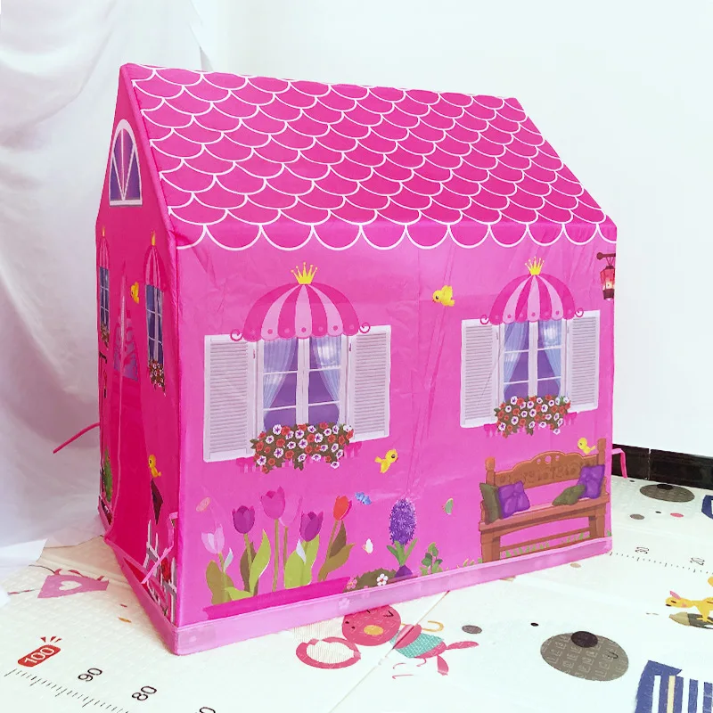 Tenda de brincar infantil, casinha de brincar para crianças, brinquedo interno e externo, casinha de brincar para meninos e meninas, perfeita para presente de aniversário