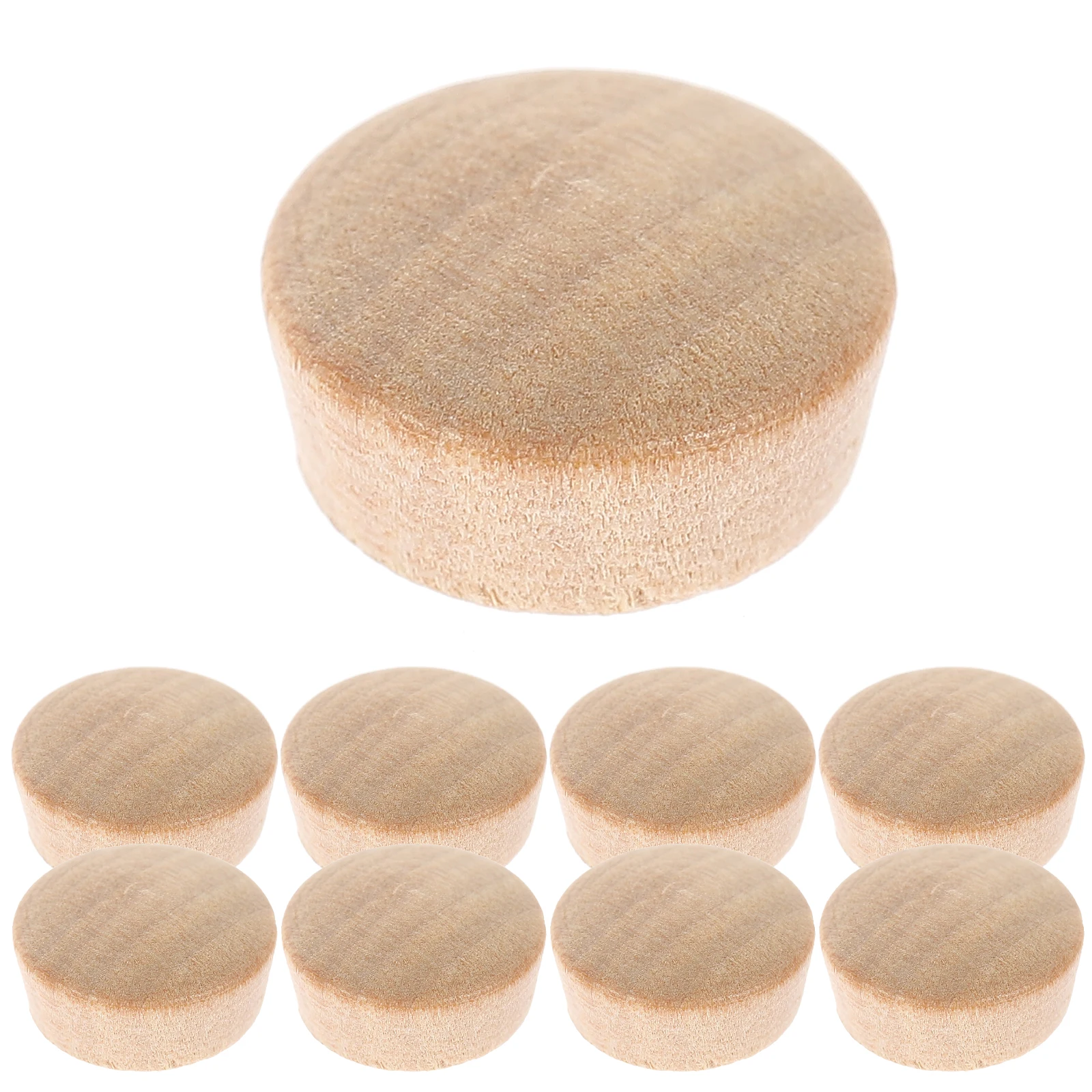 

50pcs Wood Bee Filler Furniture Small Wooden Wood Pocket Accessories Hole Plugs Screw Hole Covers Wooden Plugs