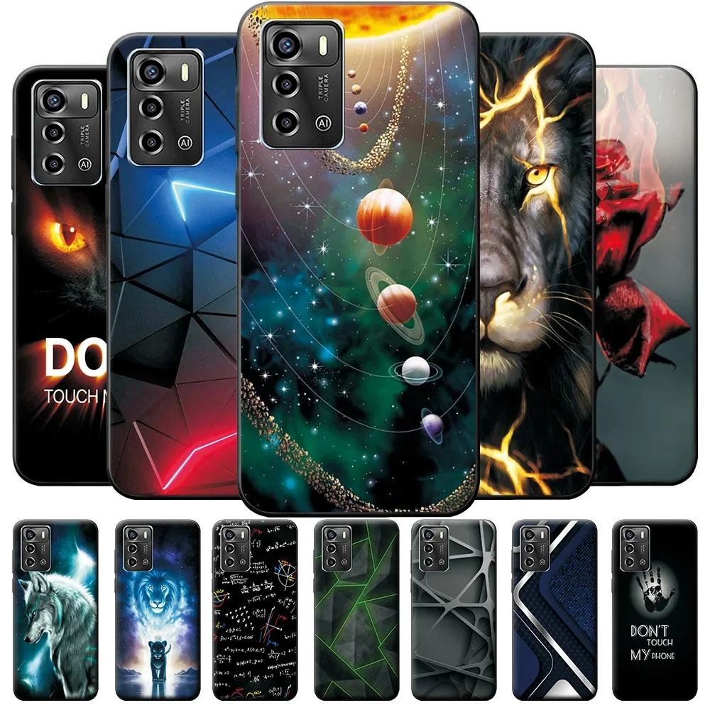 For ZTE Blade A72 Case 4G 5G ZTE Blade A52 Cartoon Soft Silicone Back Case For ZTE BladeA72 A 72 A 52 Phone Bumper Shell Coque