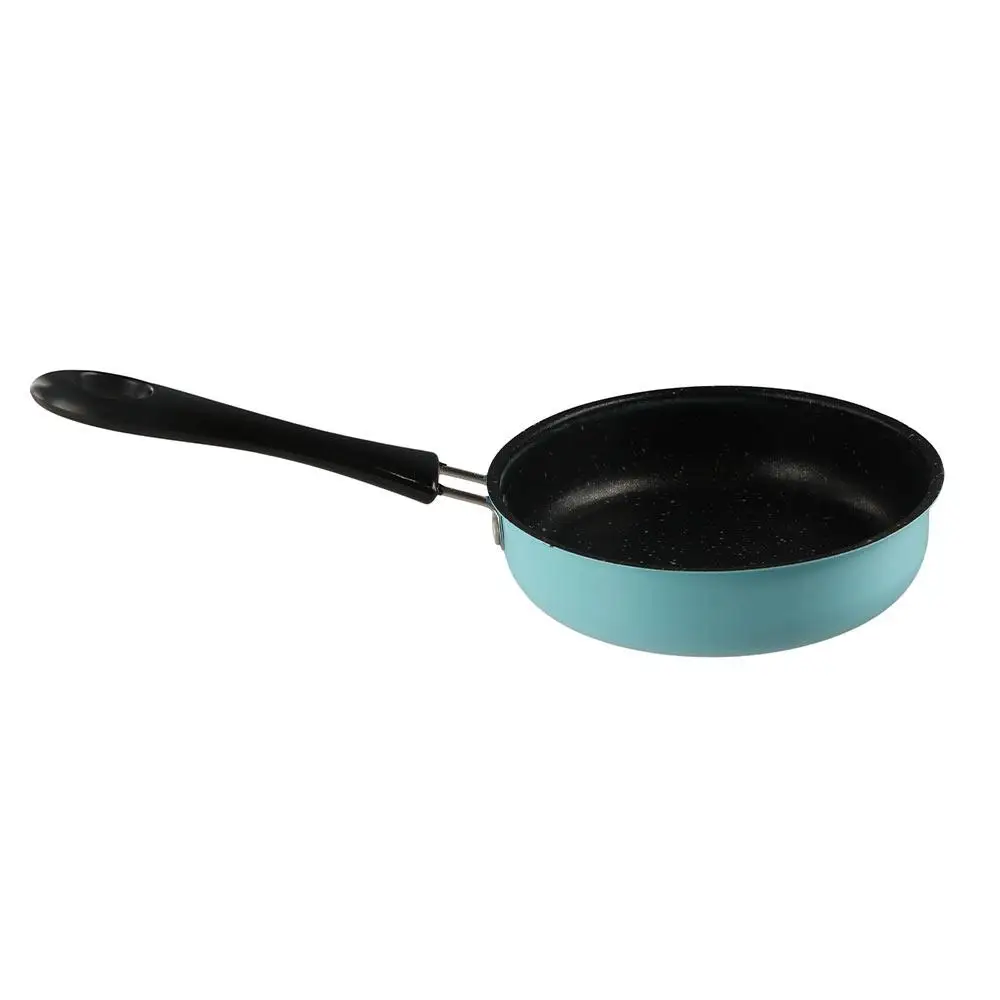 12cm Mini Non-stick Pan with Anti-stick Coating Professional Fry Egg Pan Lightweight Long Handle Omelette Pot Kids Toy