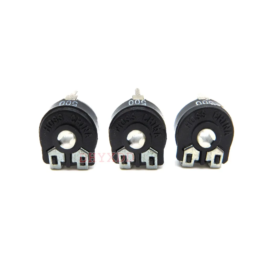 5Pcs Potentiometer PT10-1K 2K 5K 10K 50K Horizontale Pijl Gat Potentiometer