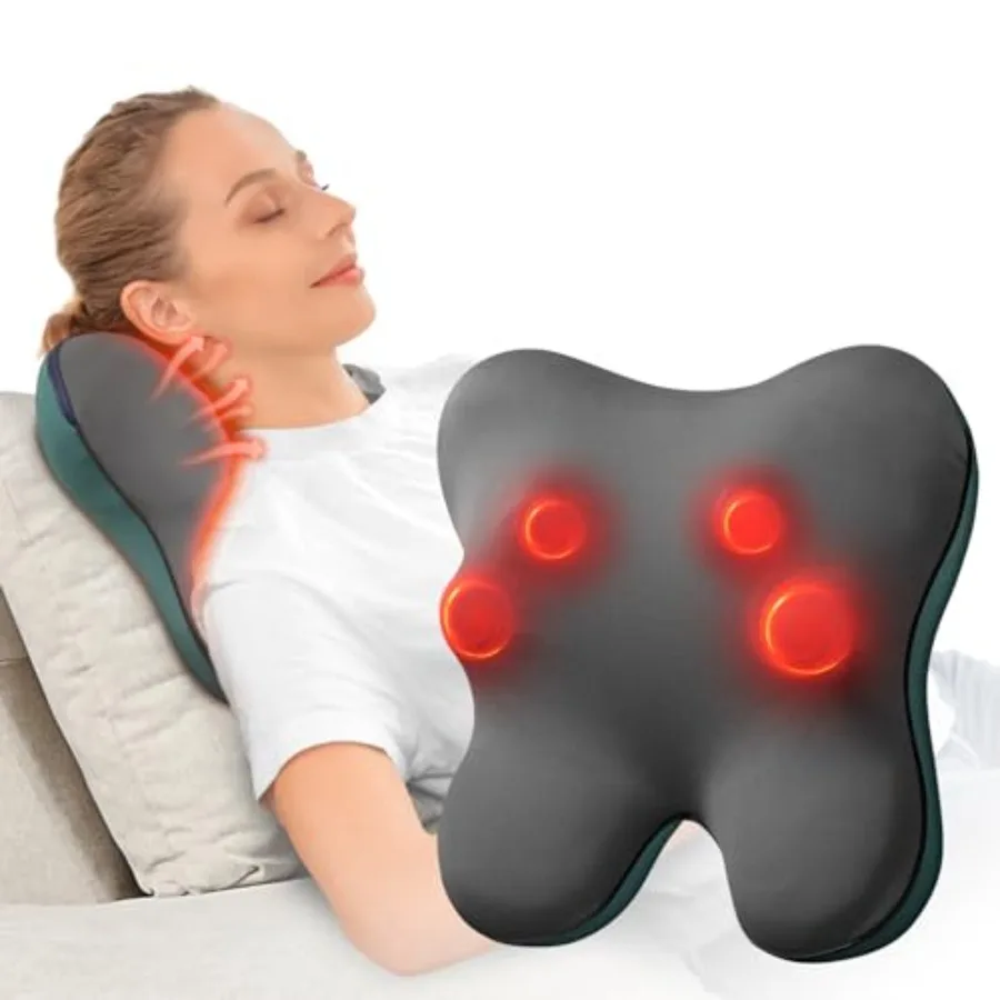 

Back Massager with Heat FSA Eligible/HSA Eligible, EZBack Corded Back Massager for Pain Relief Deep Tissue, Shiatsu Back and Ne