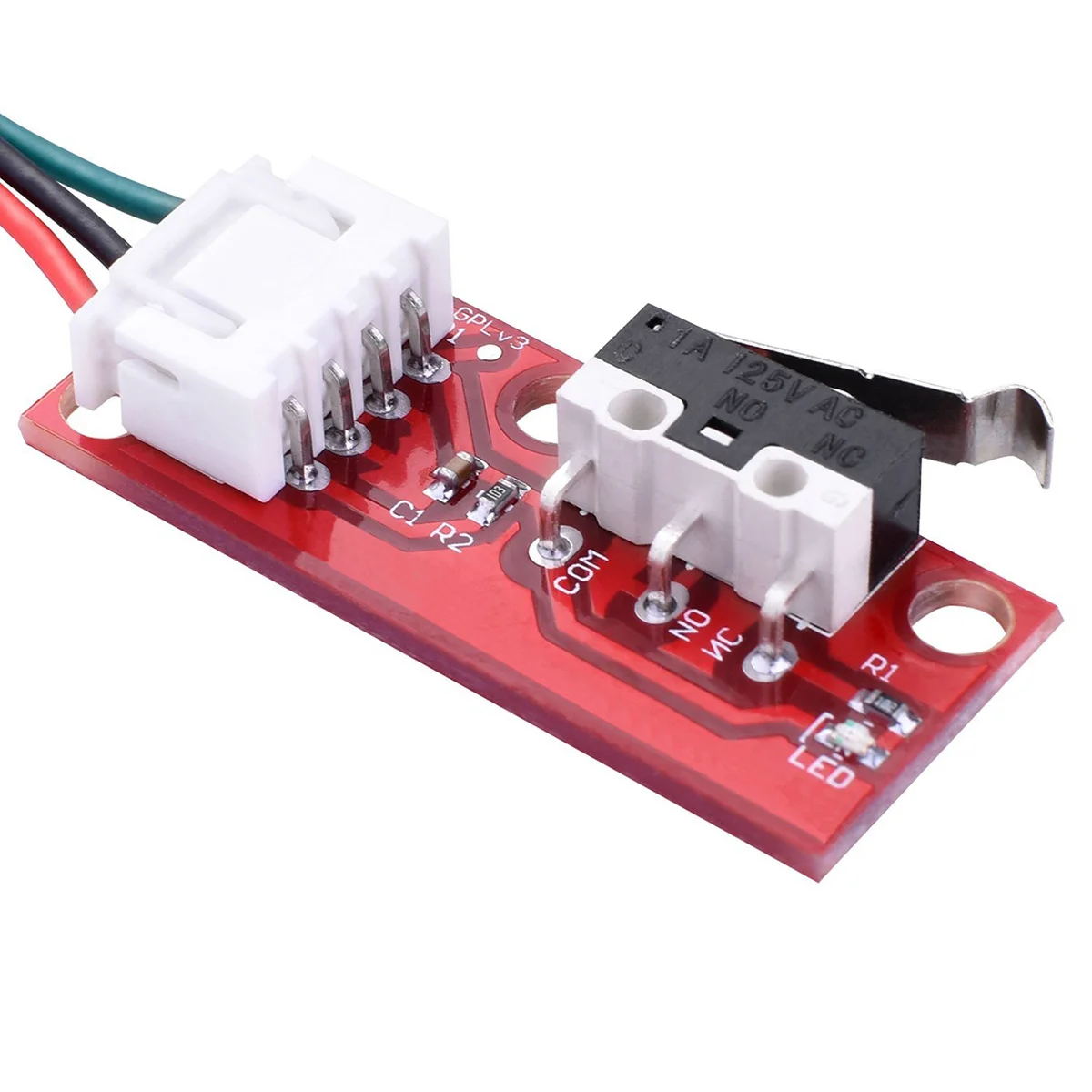 6 Stück mechanischer Endschalter 22awg Kupferdraht 80 Grad Temperaturrampen 1,4 3D-Drucker mechanischer Endanschlag