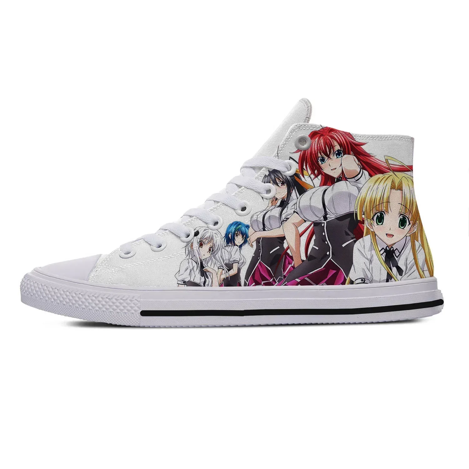 

Anime High School DxD HERO High Top Sneakers Mens Womens Teenager Casual Shoes Canvas Running Shoes 3D Print Lightweight shoe