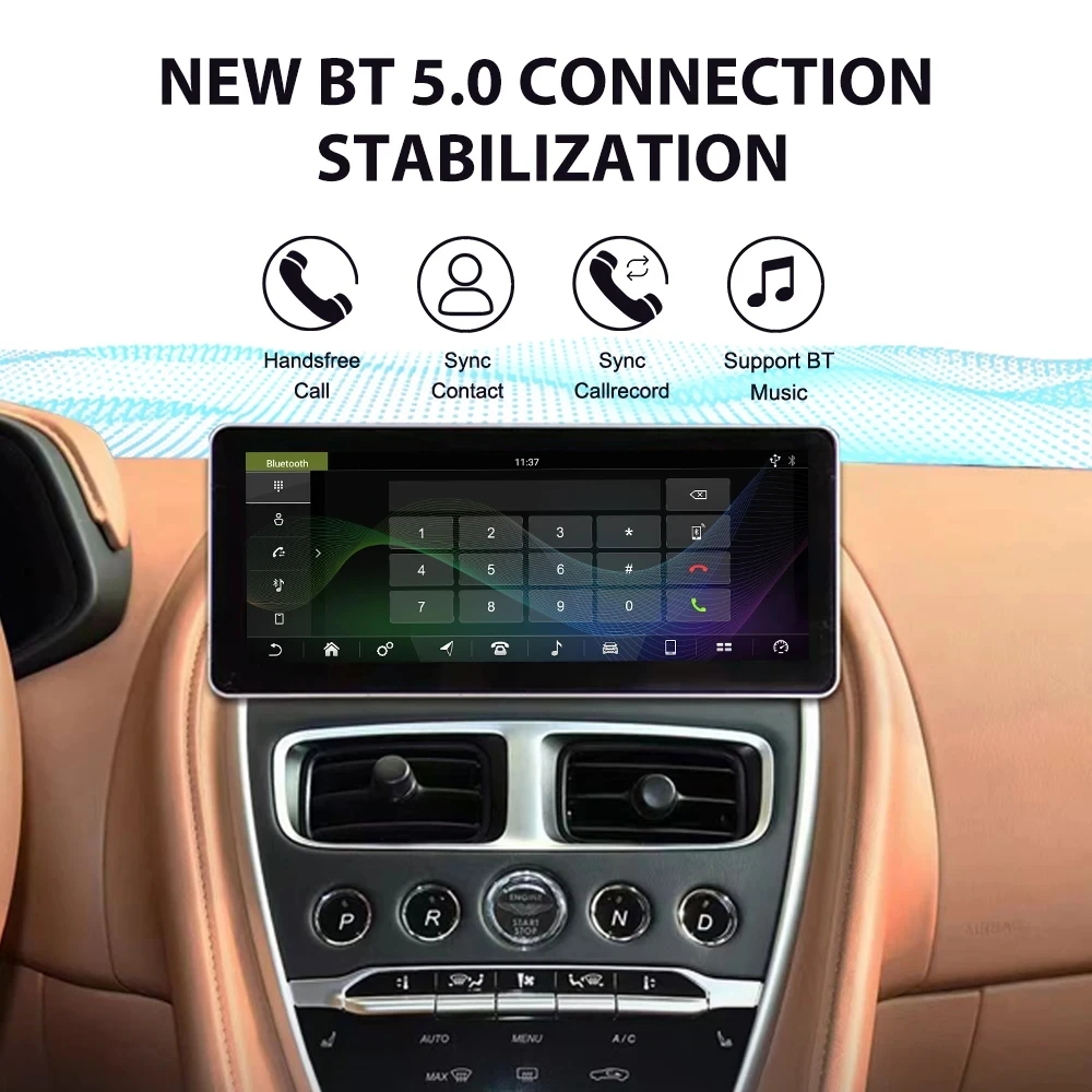 

Multimedia Wireless CarPlay Stereo Player For Aston Martin BDB11 2016-2020 Bluetooth car Head unit Car GPS Navi Radio Navigation