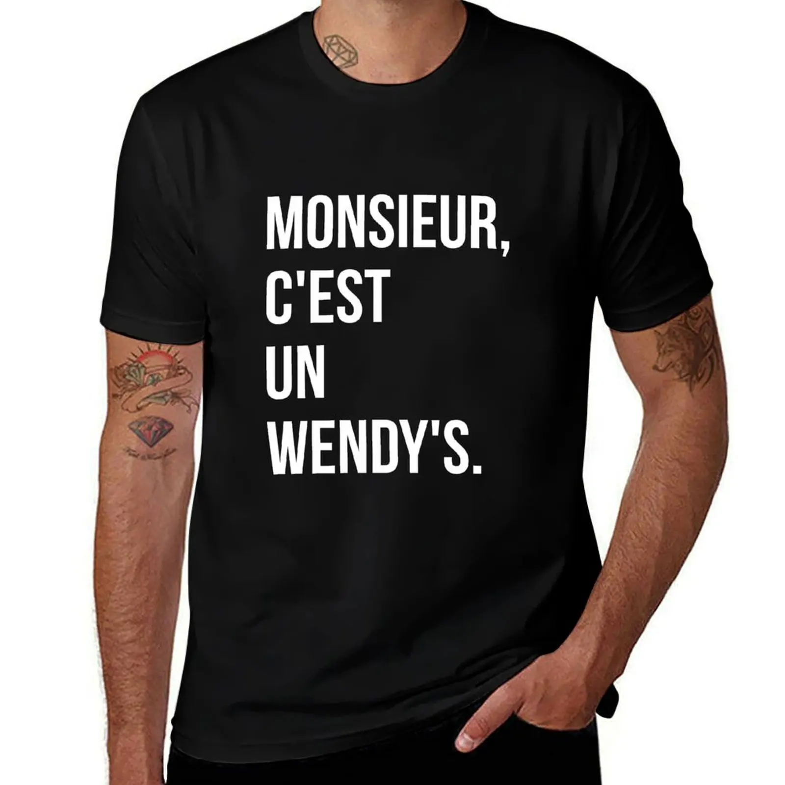 

Le Wendy's T-Shirt anime t shirts for man t shirt man plain man t shirts high quality luxury brand T-Shirt