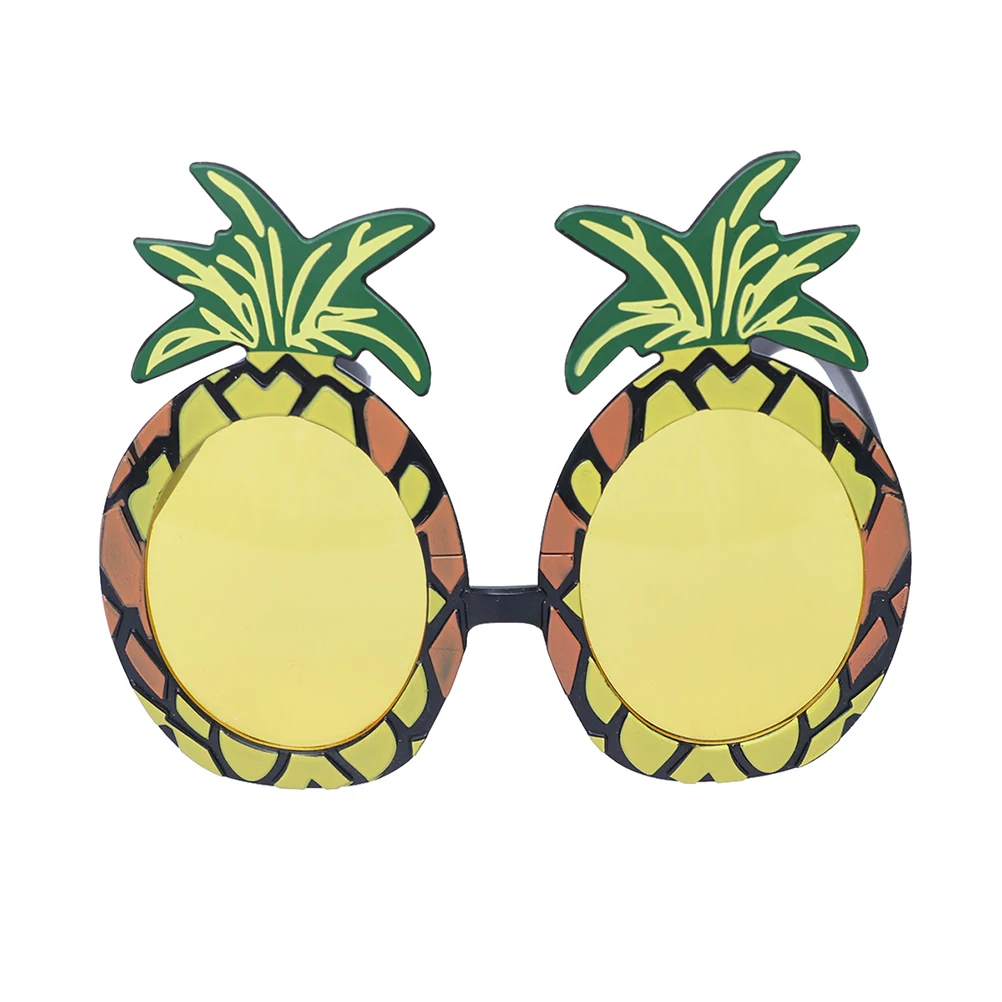 

5pcs Wreath Four Piece Set Pineapple Eyeglasses Hawaii Garland Headdress Bracelet Lightweight Durable Party Favors Fun Photo
