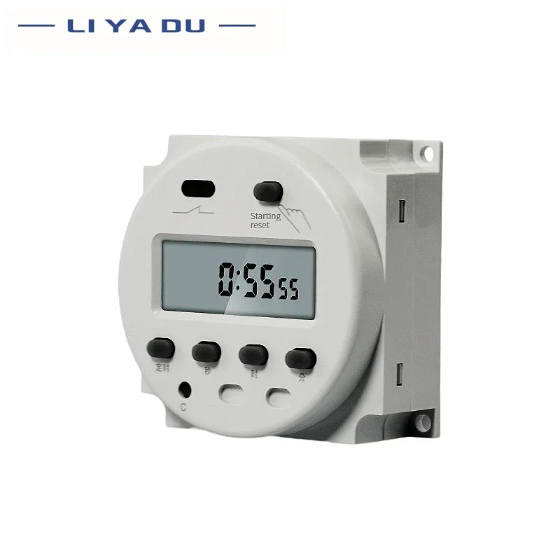 CN102A 12V/24V/110V/220V Single and double countdown micro cycle time control switch timer controller seconds control