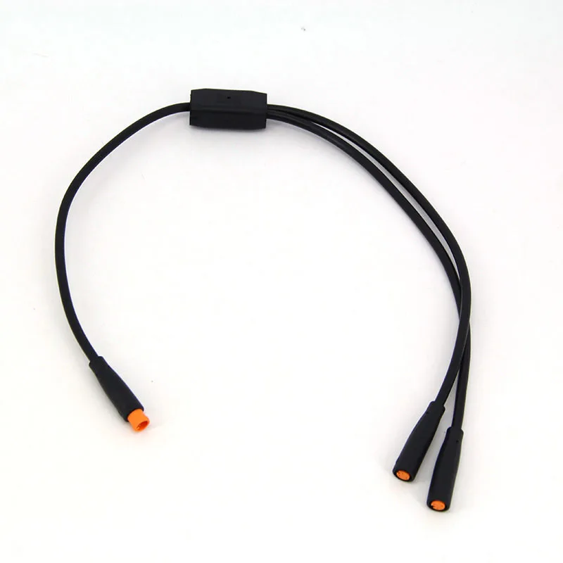 전기 버트 케이블 플러그 커넥터, 전기 자전거 방수 신호 센서 코드, 6mm M6 2 3 핀 코어, 1 수-2 암 스플리터 Julet