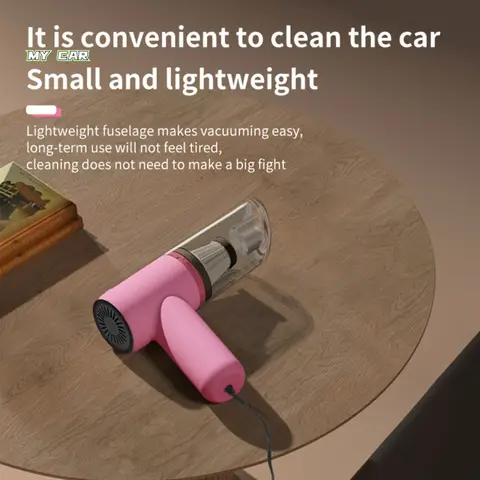 12V Car Vacuum Cleaner with Cord Compact Vacuum Cleaner Powerful Mini Car Vacuum Lightweight Low Noise Handheld Dust Remover