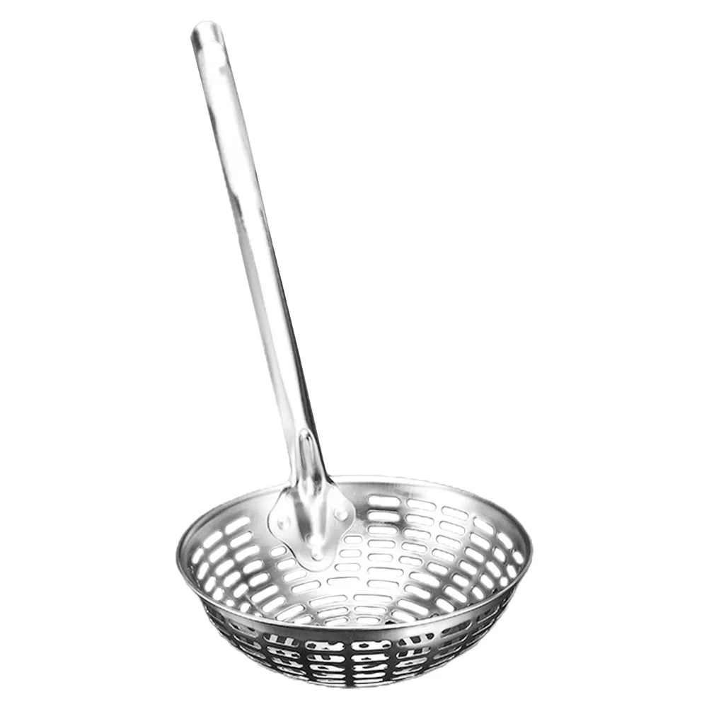 

Stainless Steel Skimmer Ladle Long Handle Colander Spoon for Noodles Pasta Drainer Cooking Kitchen Utensil Strainer