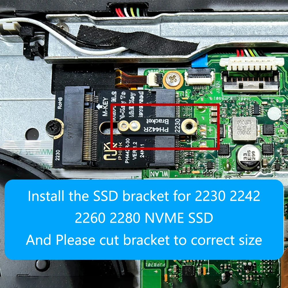 M.2 A + E para NVME SSD Adaptador M2 WIFI Interface A/E Chave para M Key PCIE 4.0 Riser Card com Suporte para 2230 2242 2260 2280 NVME SSD