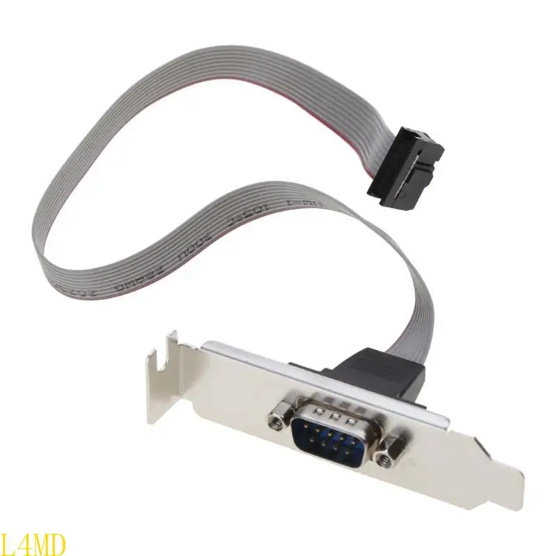 L4MD Baffle Serial DB9 RS232 Linha do Baffle placa -mãe Porta serial com db9 Expansão