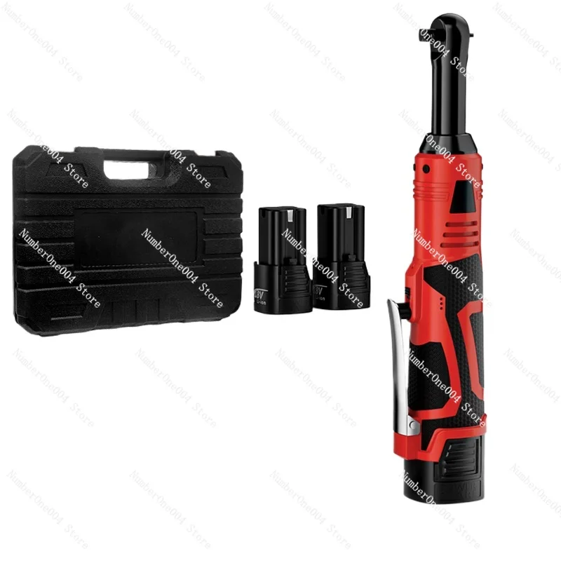 

Электрический ключ с храповым механизмом, регулировка на 90 градусов, ключ с высоким крутящим моментом, регулировка скорости, литиевая батарея, ремонтный ключ с храповым механизмом