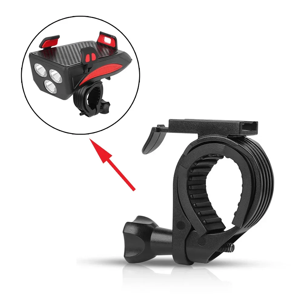 

Bicycle Light Bracket Holder Adaptor Light Light Clip ABS Bicycle Light Bike Black Cycle Head Easy To Disassemble