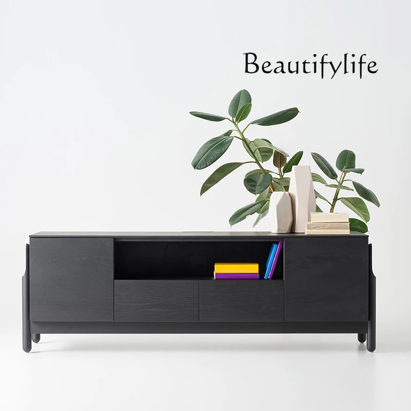 

Nordic Modern Minimalist Italian Minimalist Semi-Transparent Storage Small Apartment Storage TV Cabinet Living Room Home