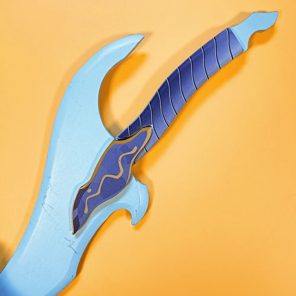 17 pollici Mizushino Shun Katana Reale Katana Giapponese Samurai Legno Ninja Coltello Anime Solo Livellamento Spada Cosplay Prop Giocattolo Regalo