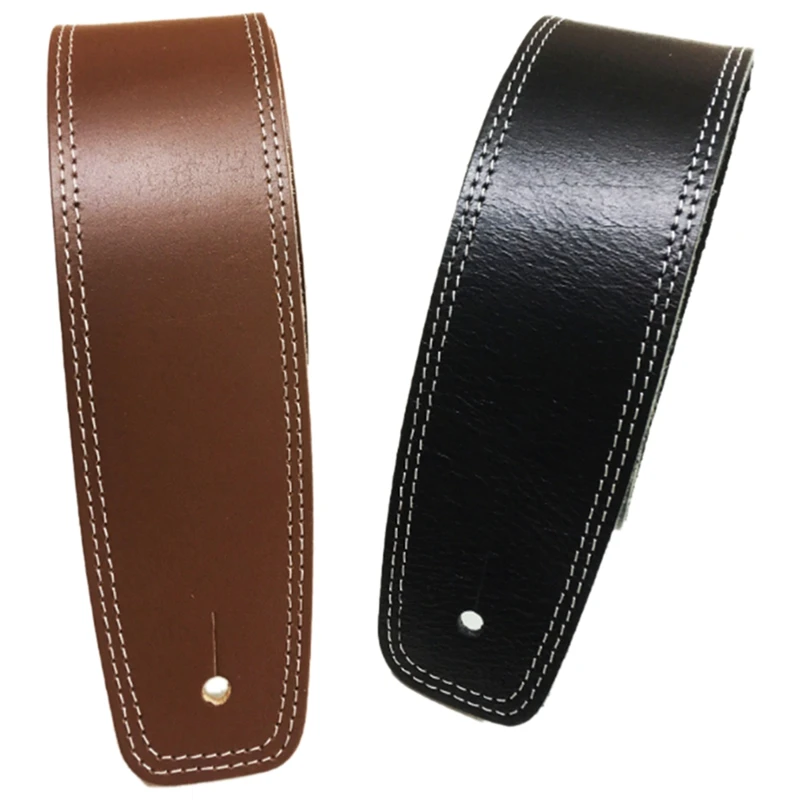 

2Piece Handicraft Guitar Strap Leather Belt Musical Instrument Accessories For Acoustic Ukulele Guitar Bass Strap Spot