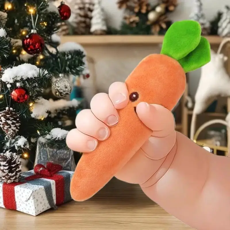 1/2PCS Baby Rustgevend Speelgoed Pluche Fruit Pop Baby Anti Startle Slaaphulp Holding Ring Pasgeboren Comfort Speelgoed