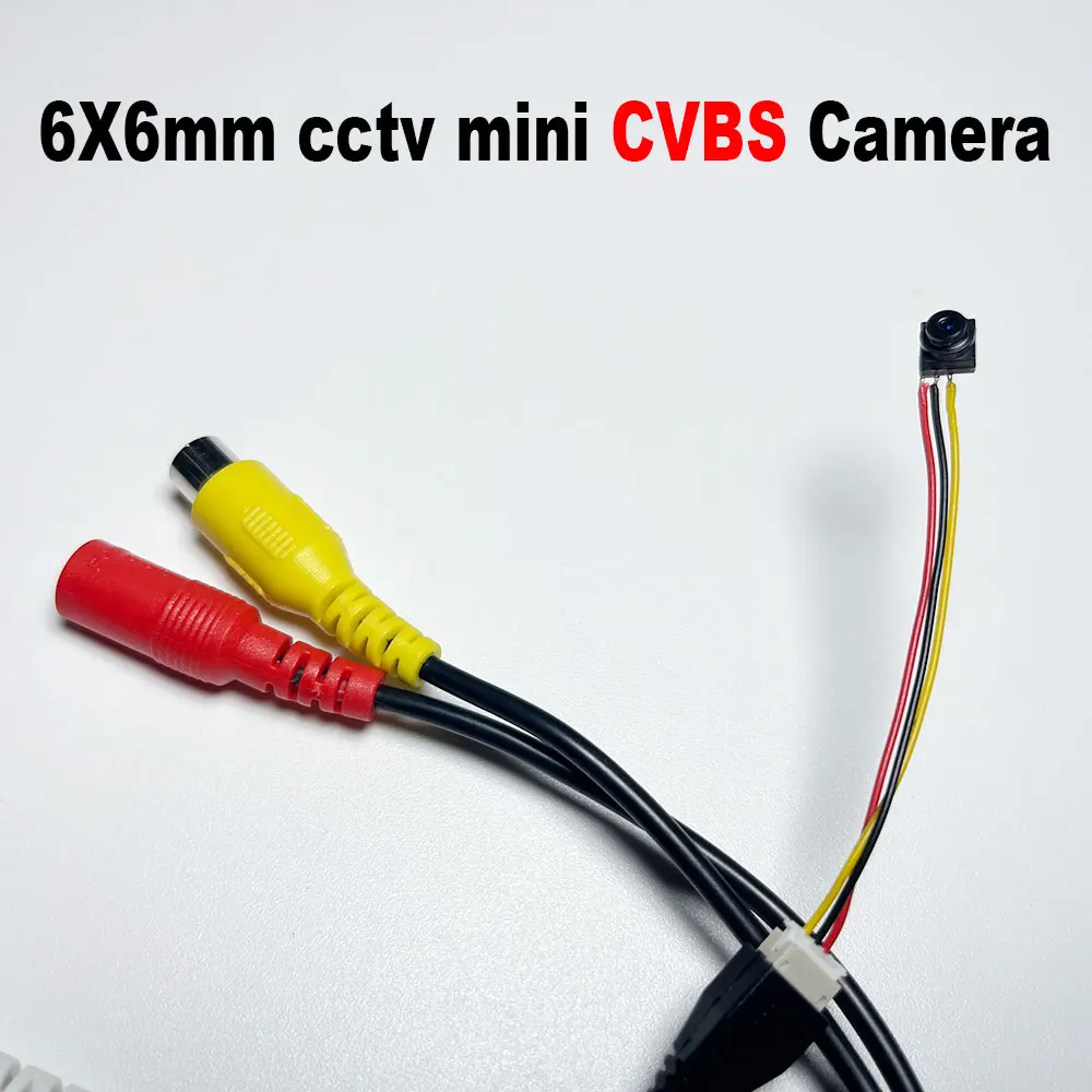 Neue Superkleine Mini-Analogkamera 700TVL CMOS Farb-CCTV-Objektiv Größe 6x6mm für Luftfahrzeuge TV LCD-Monitor ﻿ ﻿