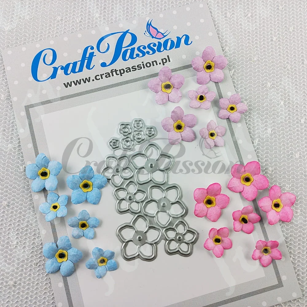 

Forget-Me-Not Flowers Metal Cutting Dies Scrapbooking Decoration Stencil Embossing Template DIY Paper Card Valentines Day Gift